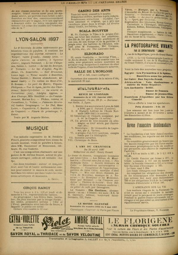 
						Affichage en mode lecture de la page
					