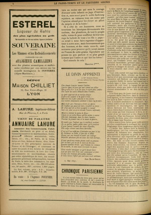 
						Affichage en mode lecture de la page
					