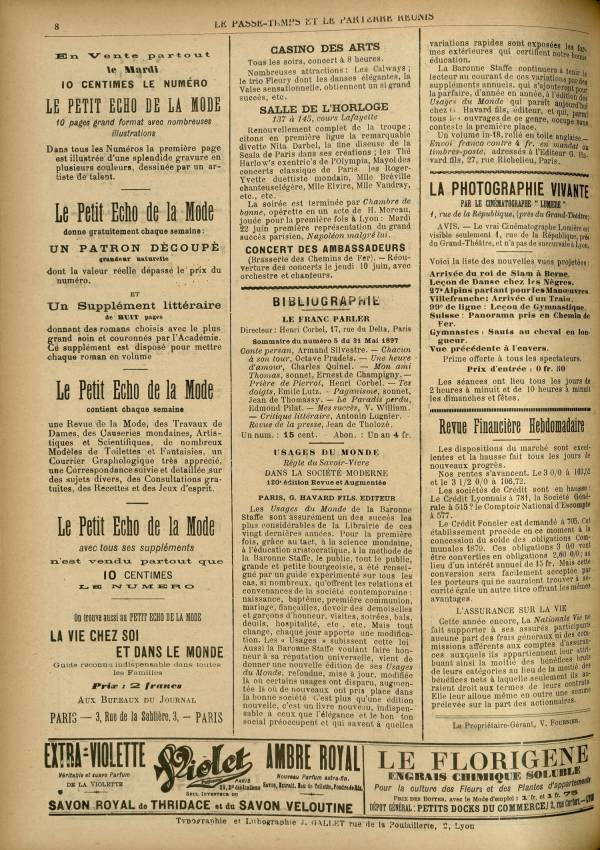 
						Affichage en mode lecture de la page
					