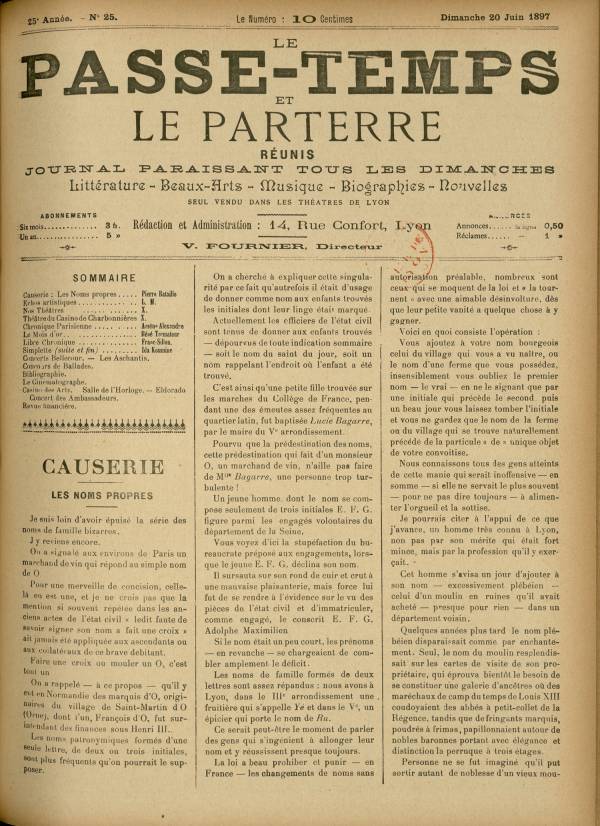 
						Affichage en mode lecture de la page
					