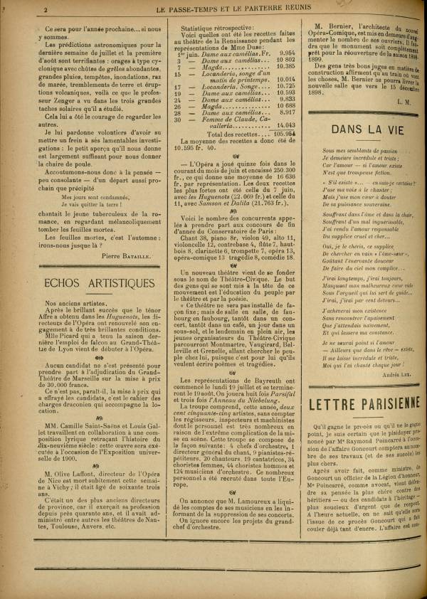 
						Affichage en mode lecture de la page
					
