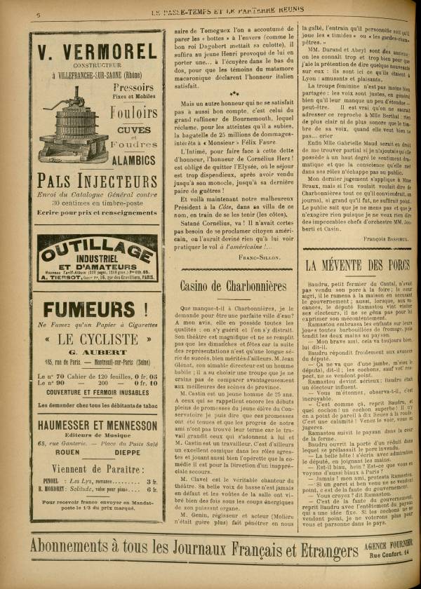 
						Affichage en mode lecture de la page
					