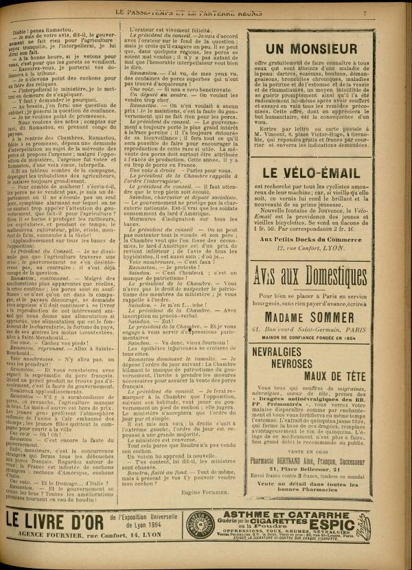 
						Affichage en mode lecture de la page
					