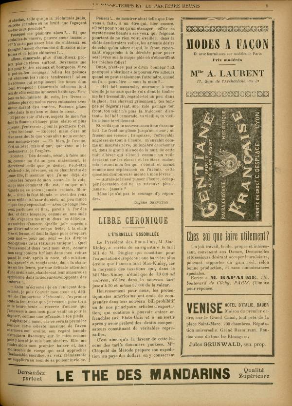 
						Affichage en mode lecture de la page
					