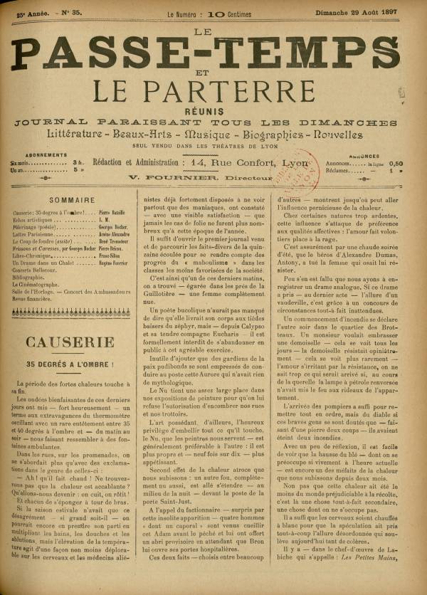 
						Affichage en mode lecture de la page
					