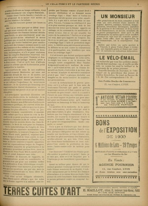 
						Affichage en mode lecture de la page
					