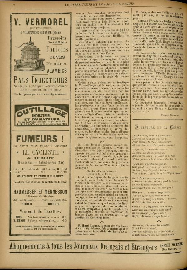 
						Affichage en mode lecture de la page
					