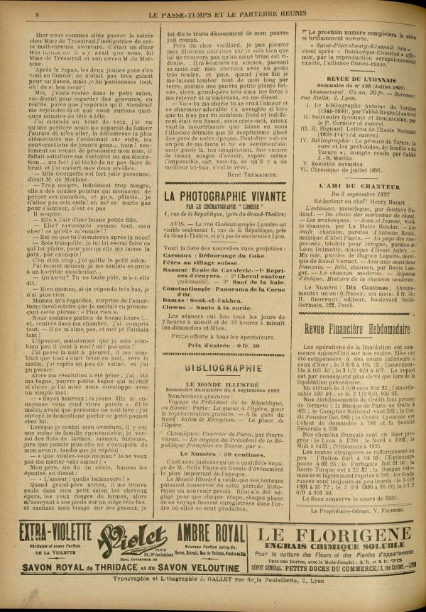 
						Affichage en mode lecture de la page
					