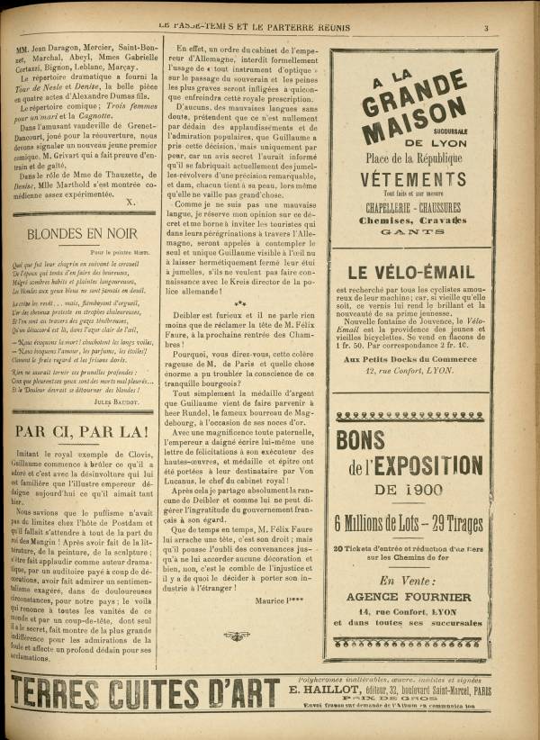 
						Affichage en mode lecture de la page
					
