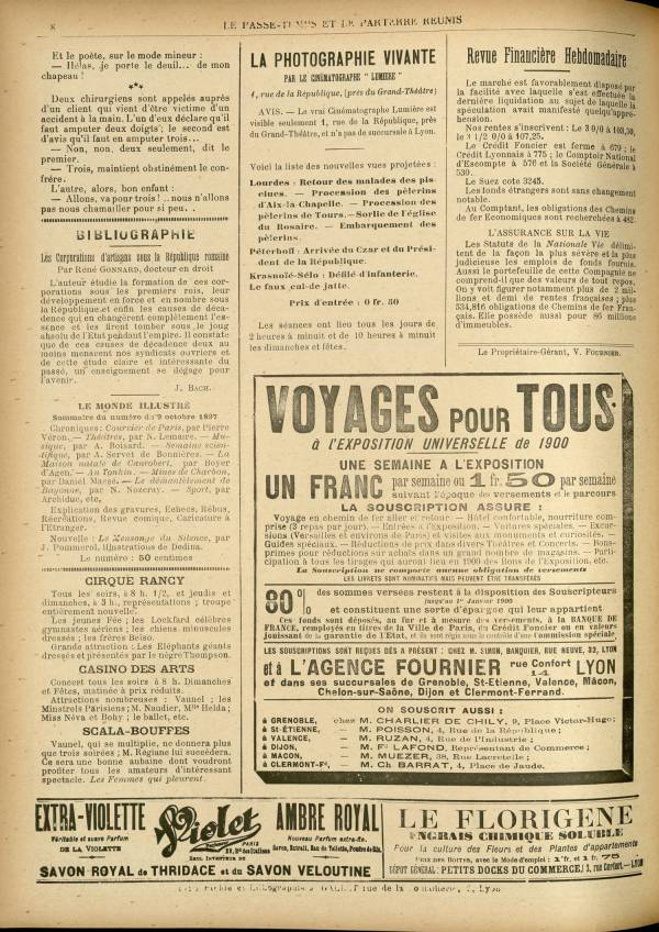 
						Affichage en mode lecture de la page
					
