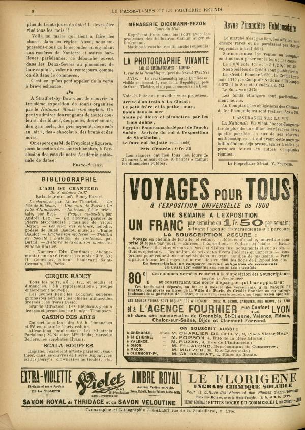 
						Affichage en mode lecture de la page
					