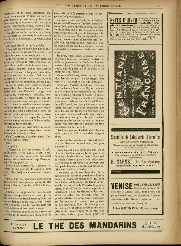 
						Affichage en mode lecture de la page
					