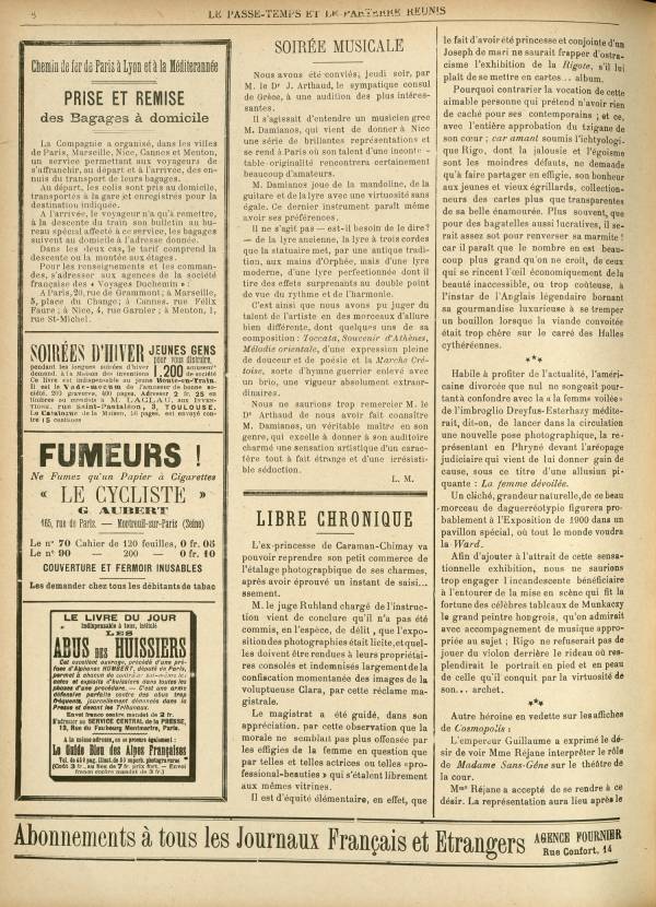 
						Affichage en mode lecture de la page
					
