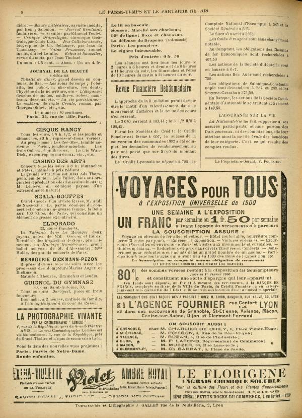
						Affichage en mode lecture de la page
					