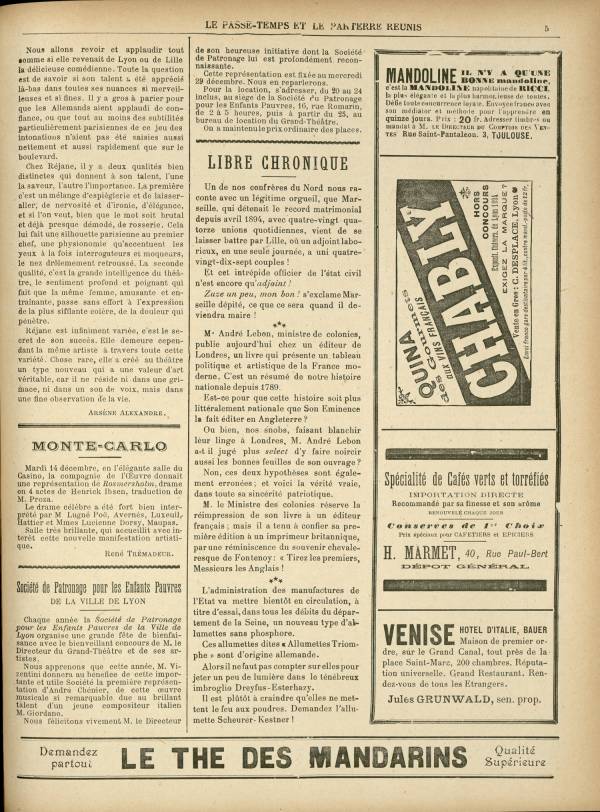 
						Affichage en mode lecture de la page
					