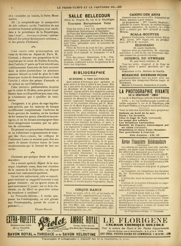 
						Affichage en mode lecture de la page
					