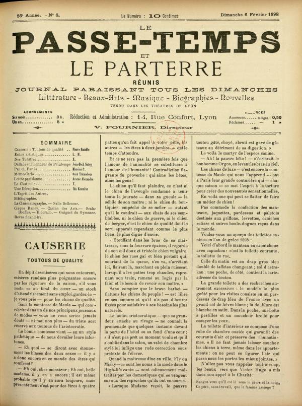 
						Affichage en mode lecture de la page
					