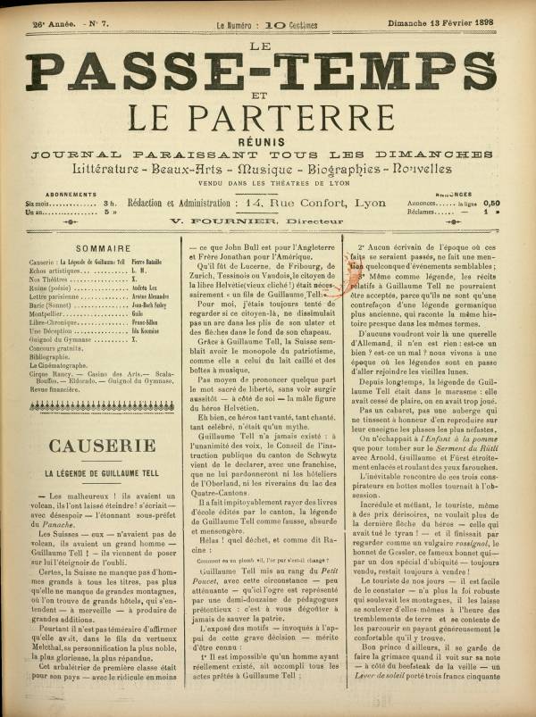 
						Affichage en mode lecture de la page
					