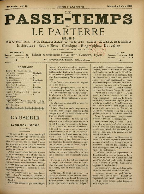 
						Affichage en mode lecture de la page
					