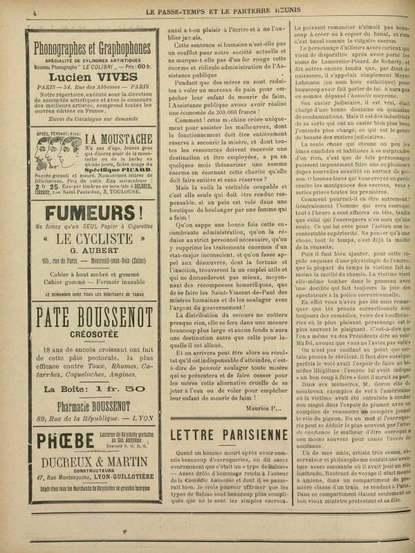 
						Affichage en mode lecture de la page
					