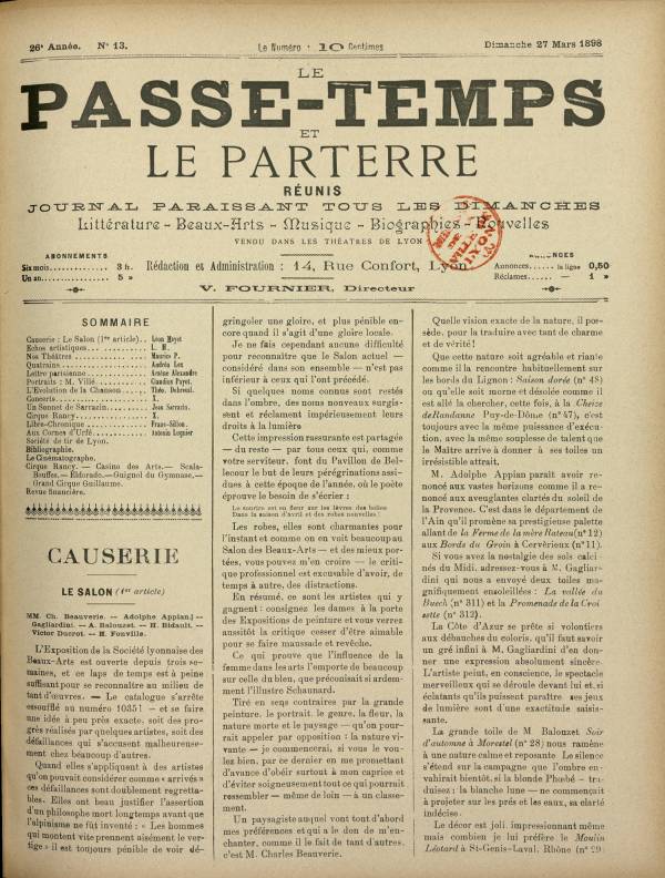 
						Affichage en mode lecture de la page
					