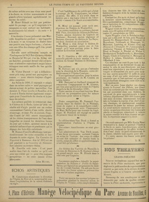 
						Affichage en mode lecture de la page
					