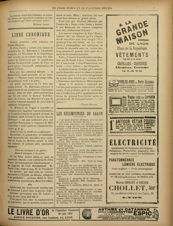 
						Affichage en mode lecture de la page
					