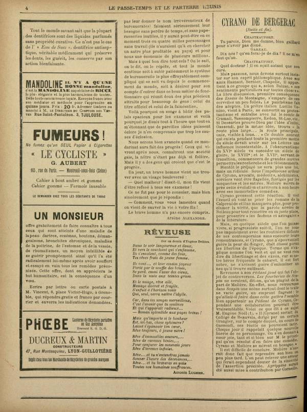 
						Affichage en mode lecture de la page
					