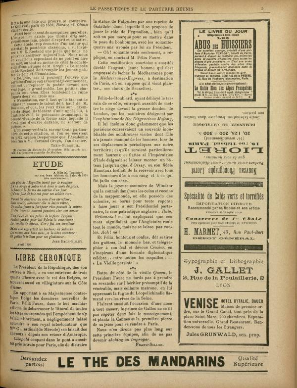 
						Affichage en mode lecture de la page
					