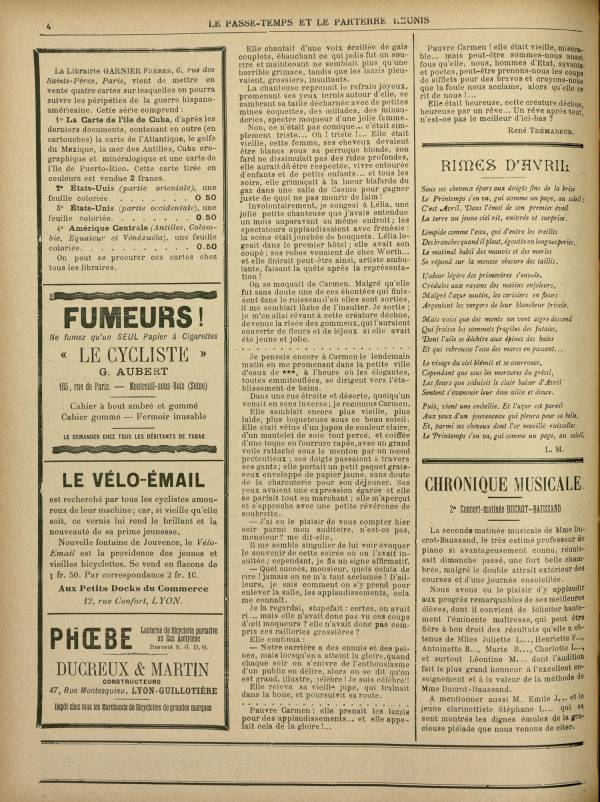 
						Affichage en mode lecture de la page
					