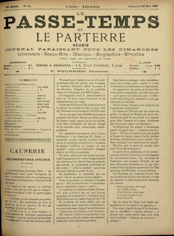 
						Affichage en mode lecture de la page
					