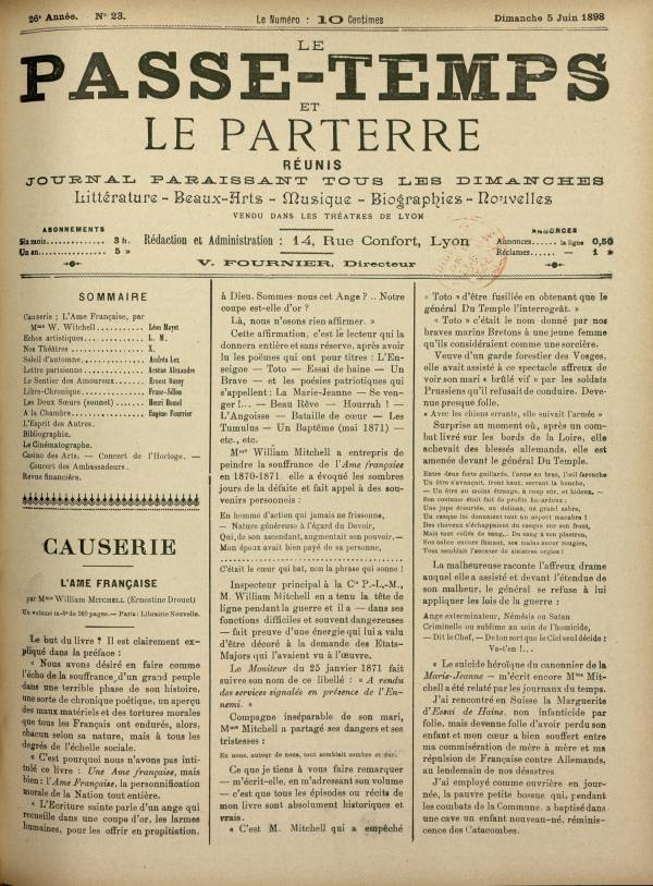 
						Affichage en mode lecture de la page
					