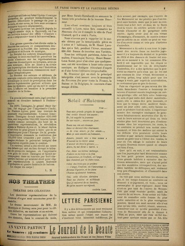 
						Affichage en mode lecture de la page
					
