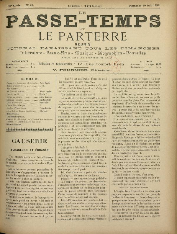 
						Affichage en mode lecture de la page
					