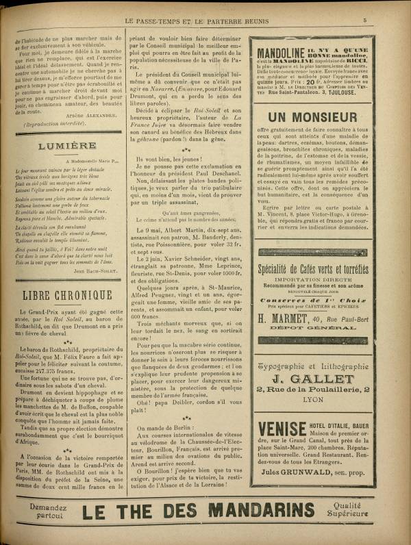 
						Affichage en mode lecture de la page
					