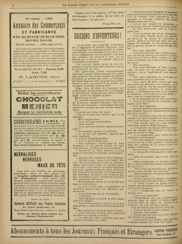 
						Affichage en mode lecture de la page
					