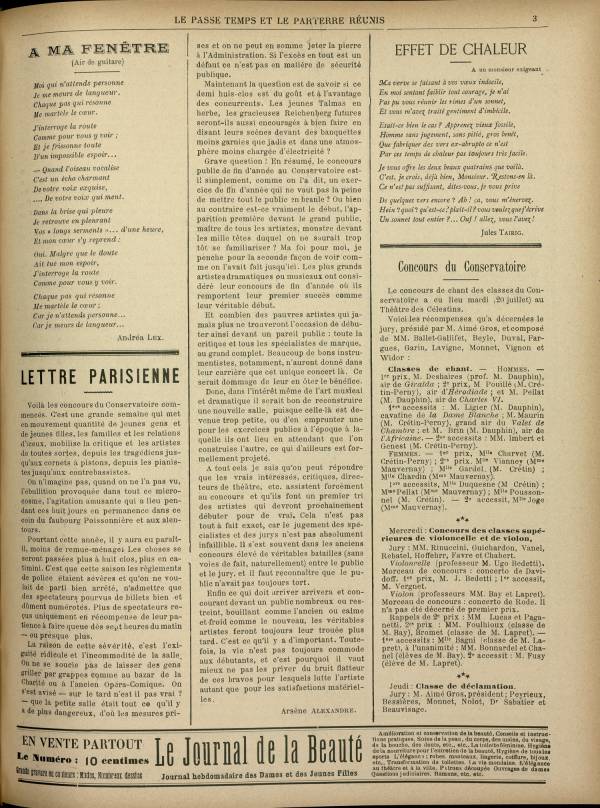 
						Affichage en mode lecture de la page
					