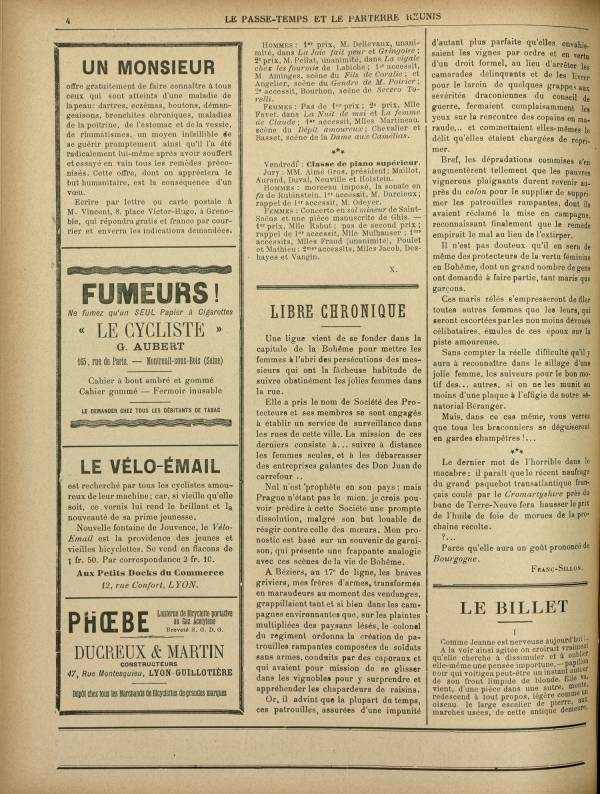 
						Affichage en mode lecture de la page
					