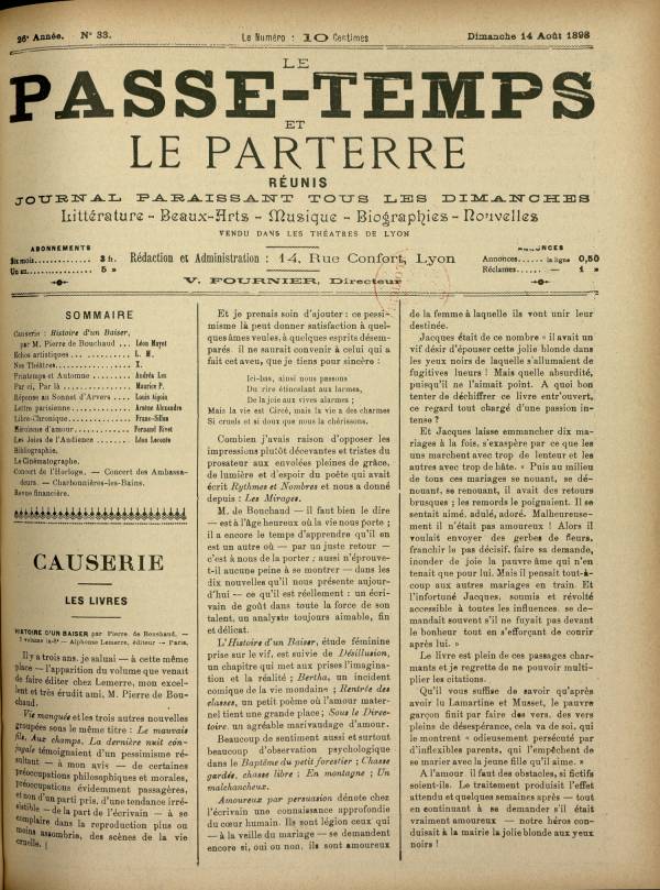 
						Affichage en mode lecture de la page
					