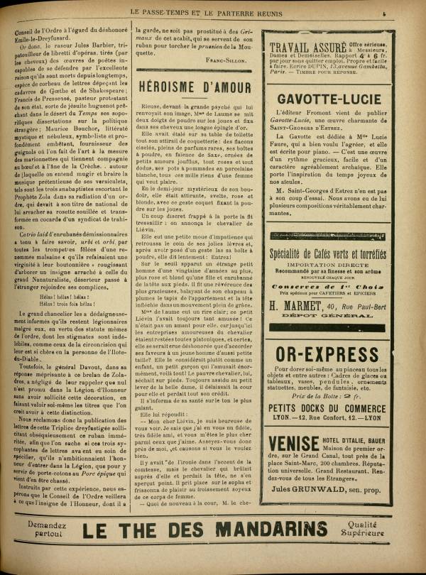 
						Affichage en mode lecture de la page
					