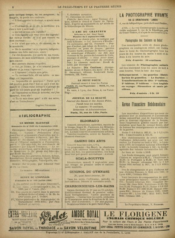 
						Affichage en mode lecture de la page
					