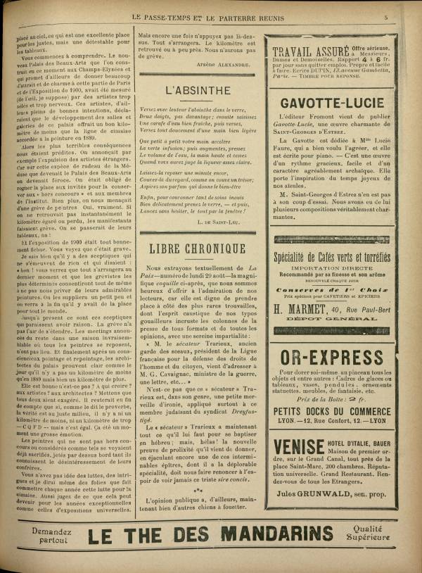 
						Affichage en mode lecture de la page
					
