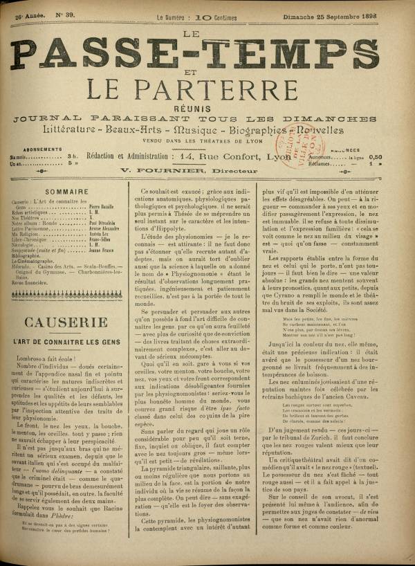 
						Affichage en mode lecture de la page
					