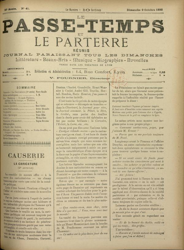 
						Affichage en mode lecture de la page
					