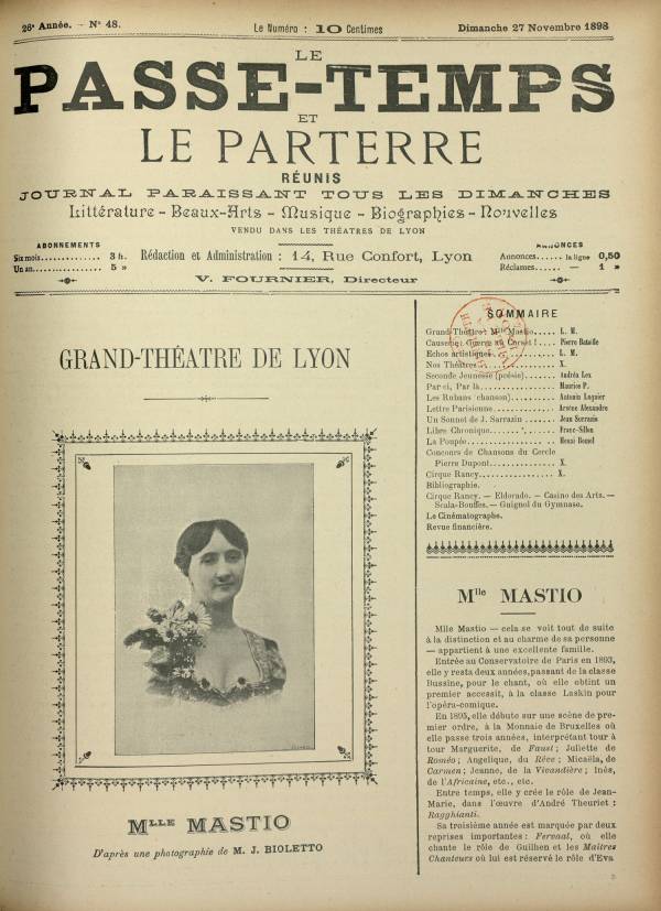 
						Affichage en mode lecture de la page
					