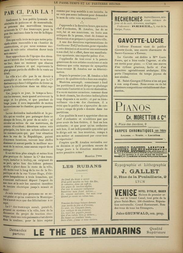 
						Affichage en mode lecture de la page
					