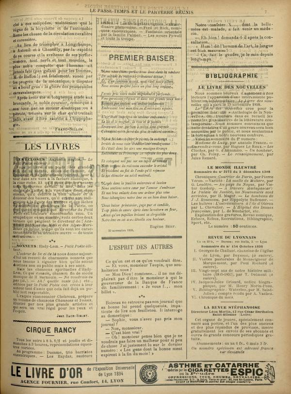 
						Affichage en mode lecture de la page
					