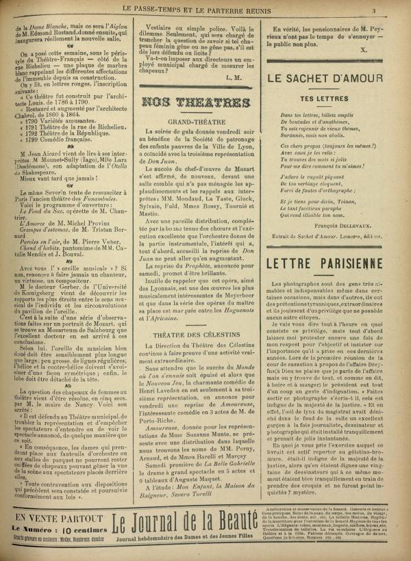 
						Affichage en mode lecture de la page
					