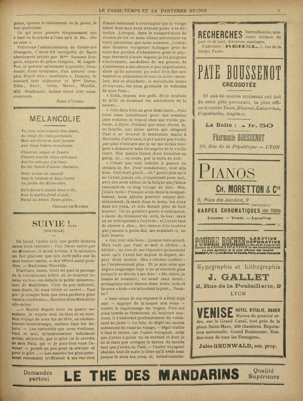 
						Affichage en mode lecture de la page
					