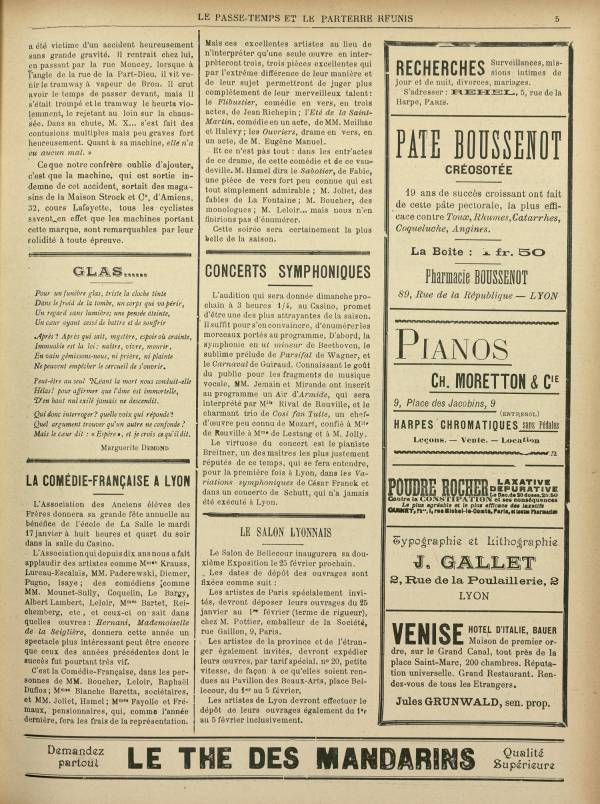 
						Affichage en mode lecture de la page
					